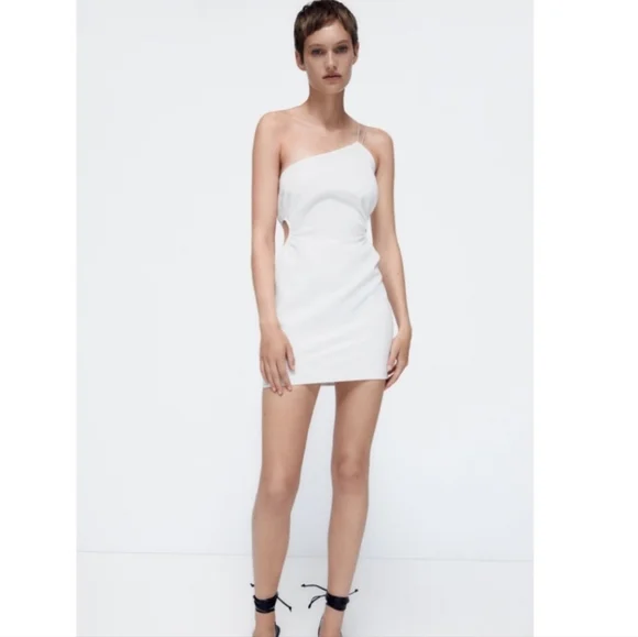 NWT Zara Cutout Mini Dress, Size XS - Picture 4 of 10
